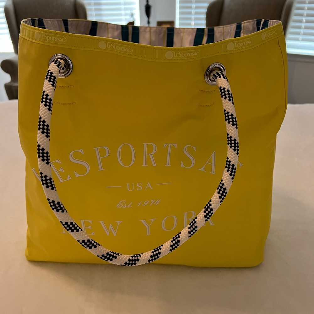 LeSportsac Large Two-Way Tote in Primrose Yellow